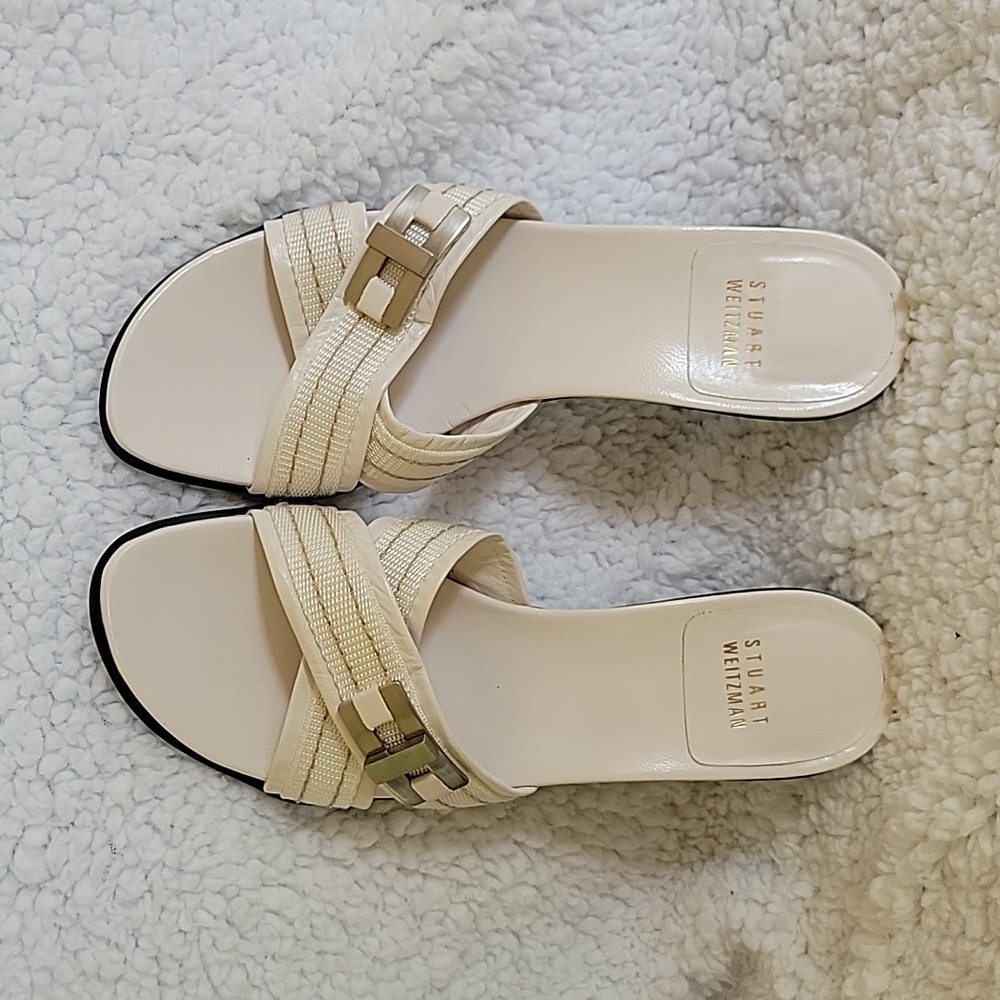 Stuart Weitzman Twistab Heeled Sandals size 6.5M